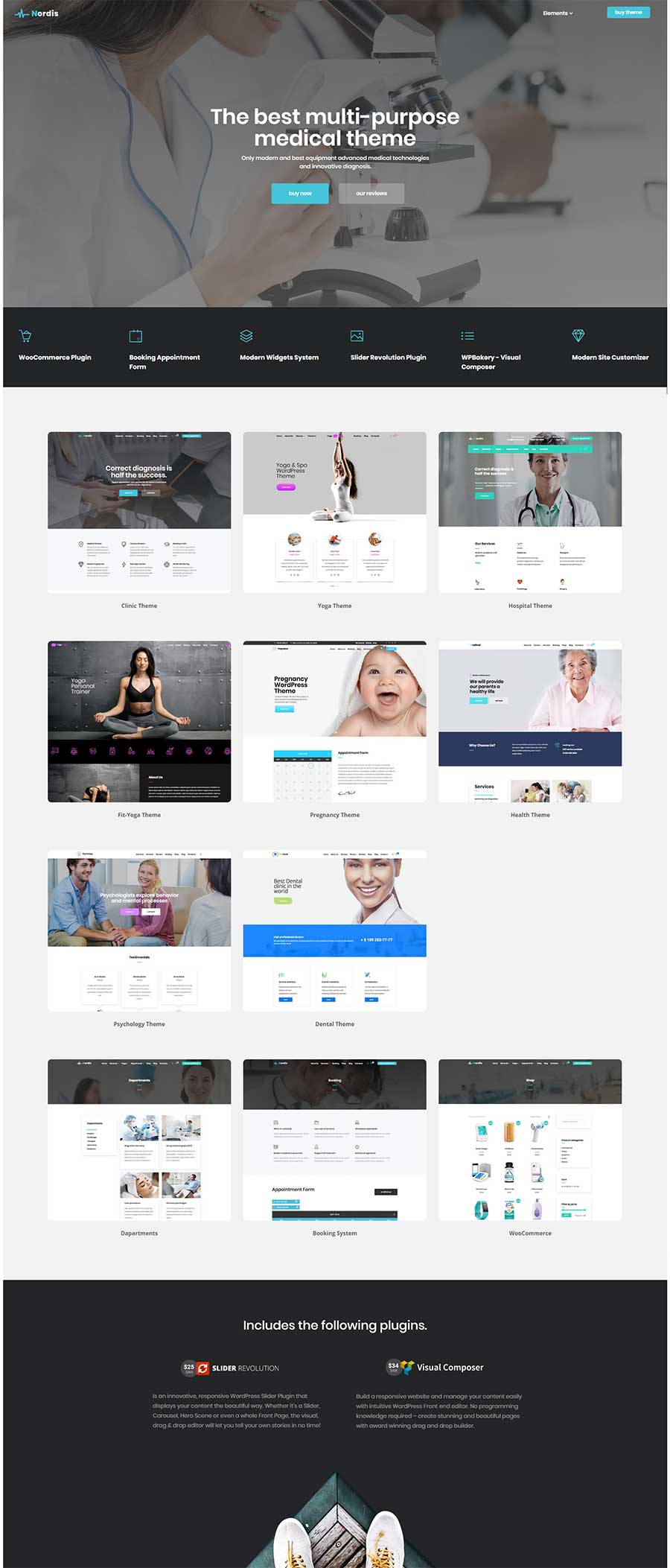 Nordis - 健康医疗WordPress主题 - v2.3.0
