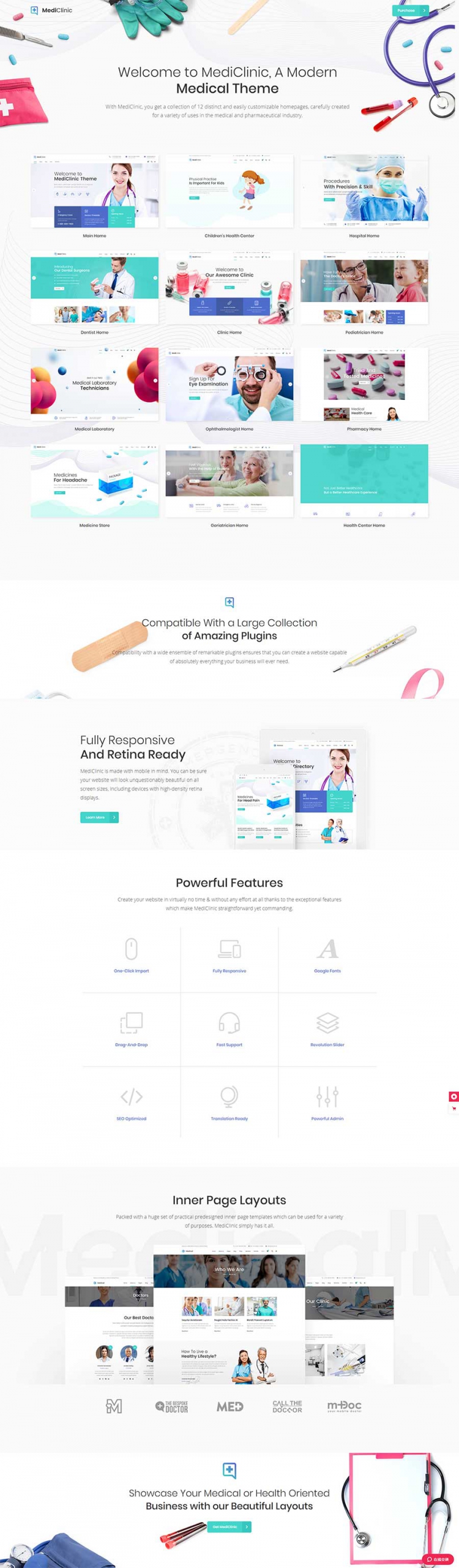 MediClinic - 医疗保健WordPress主题 - v1.5
