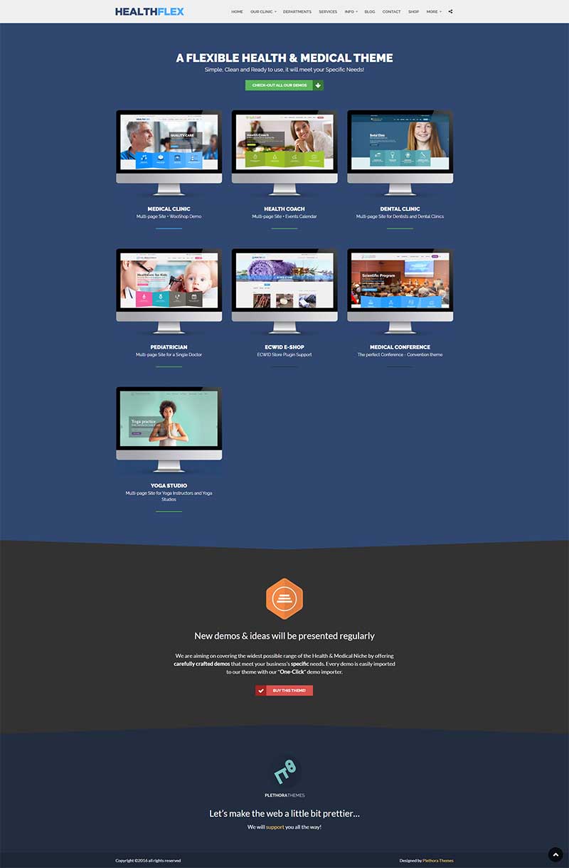 HEALTHFLEX - 医疗健康WordPress主题 - v1.6.3