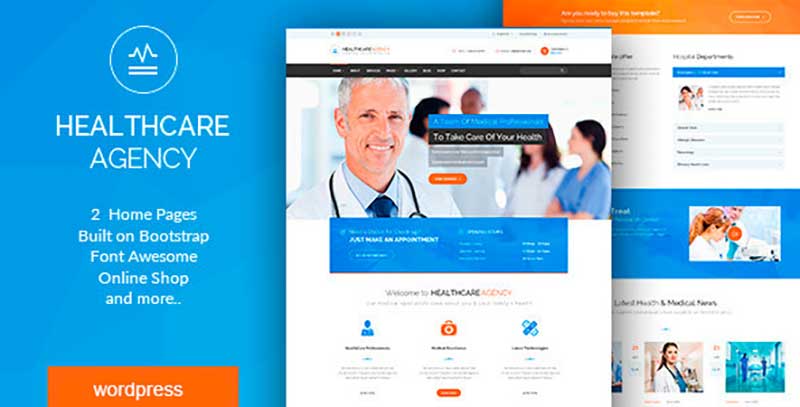 Healtcare - 医疗健康诊所WordPress主题 - v2.00