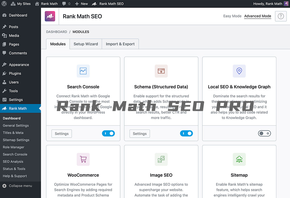 WordPress SEO插件：Rank Math SEO PRO v3.0.2 – 已激活汉化版