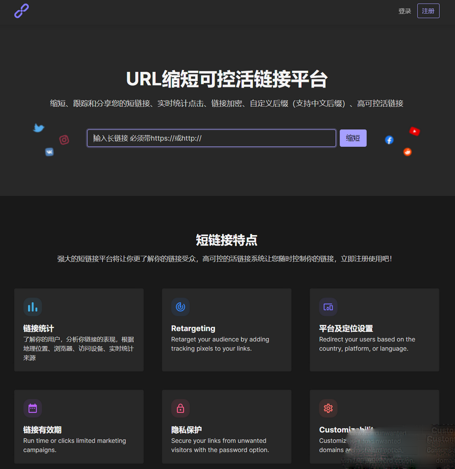 PHPShort轻量级网址缩短程序源码开心版内含汉化包-1