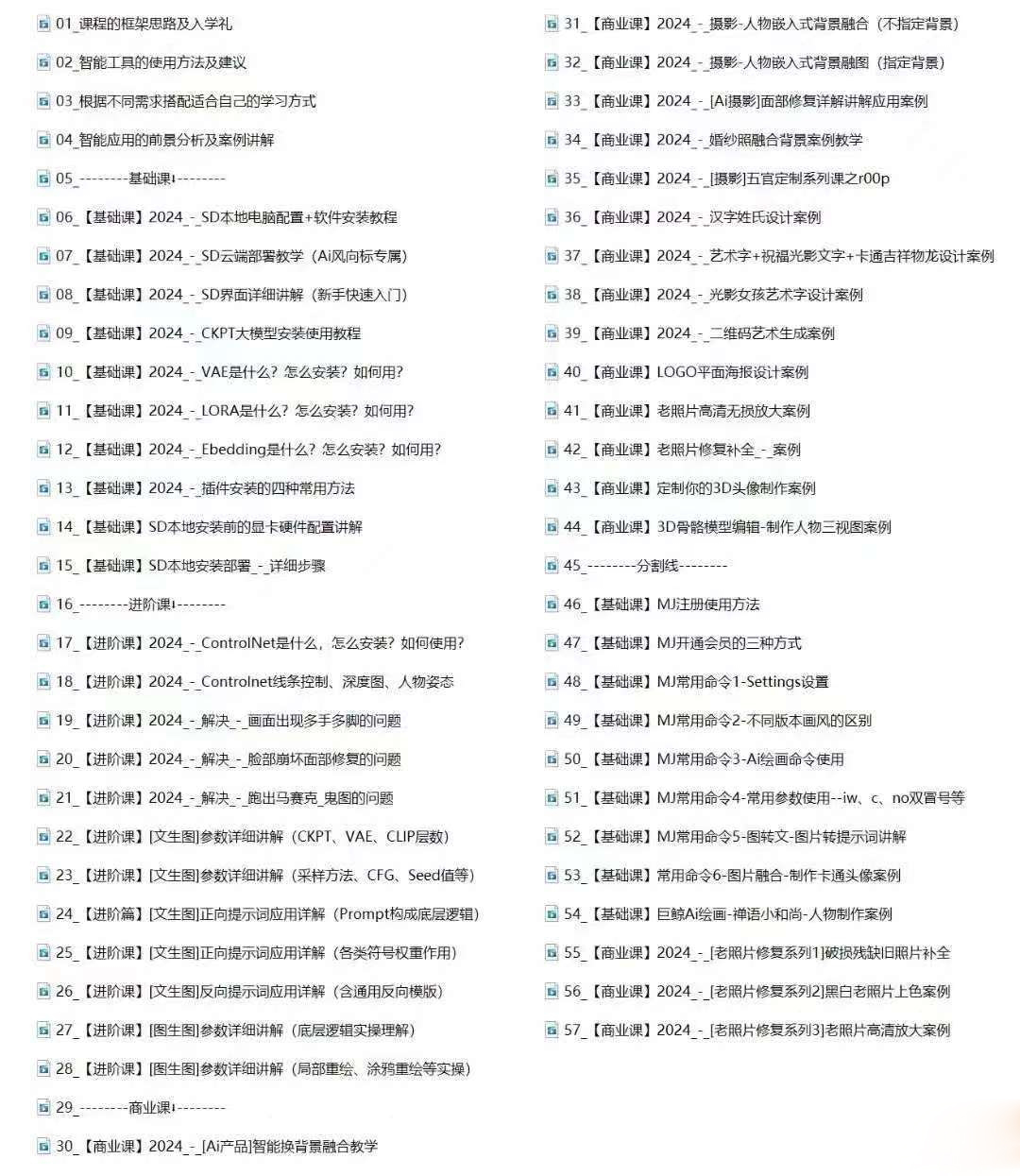 Ai商业绘画-应用从入门到精通视频教程-1