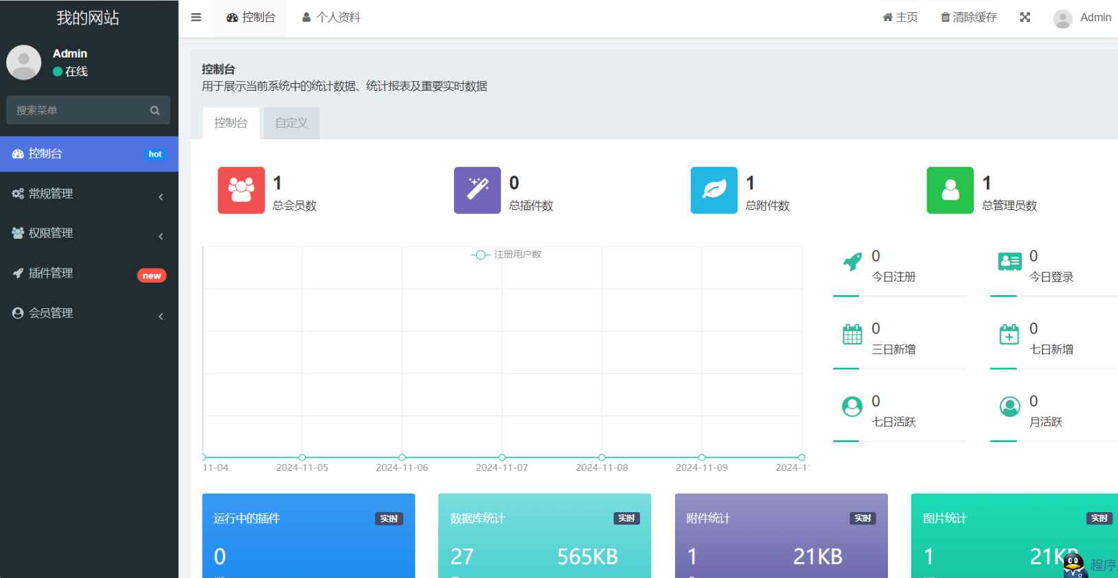 新版ThinkPHP+Bootstrap后台管理系统-1
