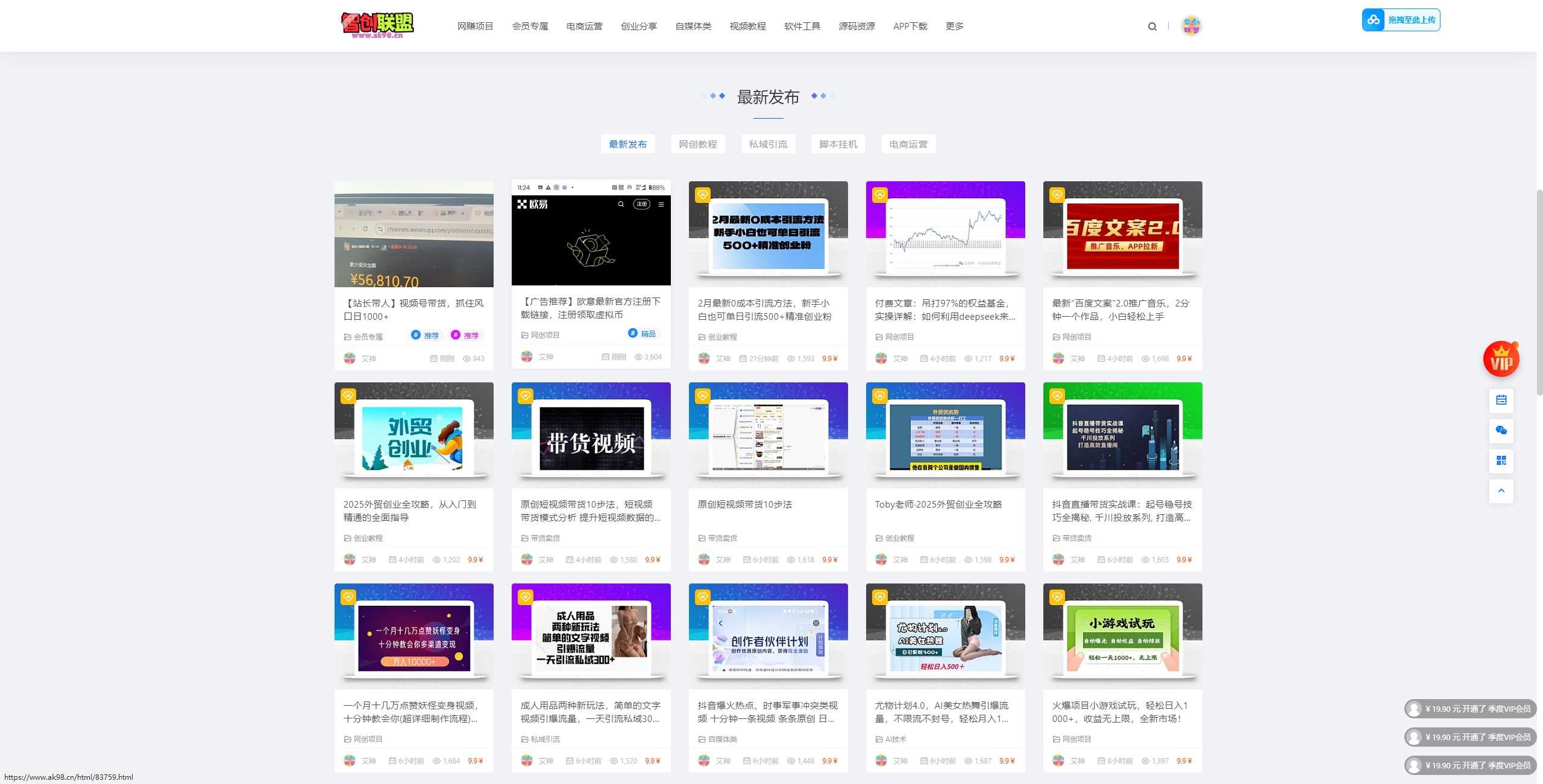 最新搭建仿智创联盟（总裁破解模板）附破解可用源码+搭建教程+采集资源-2