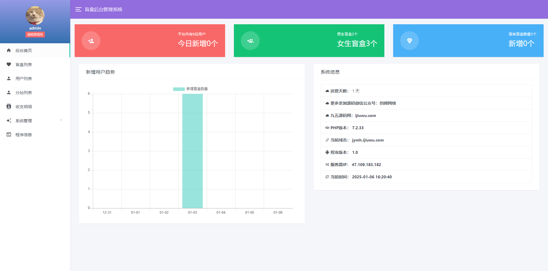 最新PHP版免公众号交友恋爱盲盒源码-3