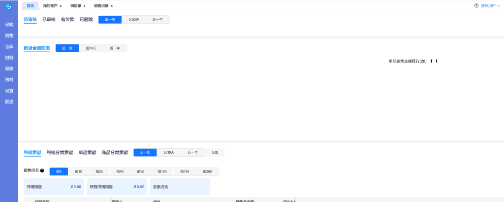 在线Web网页版进存销管理系统源码