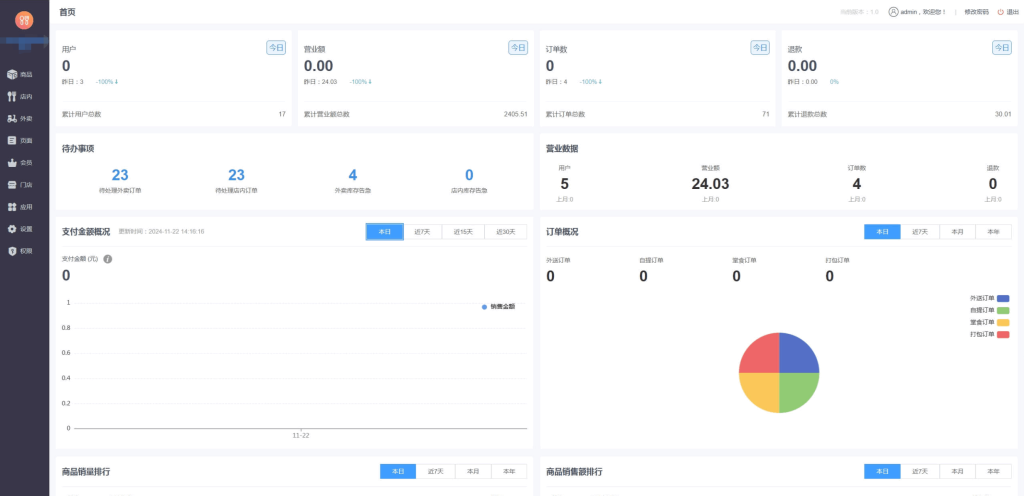 门店扫码点餐系统源码小程序点餐系统-点餐APP-uniapp多端接入
