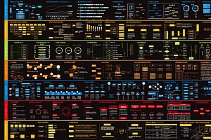 短视频运营地图全部横版