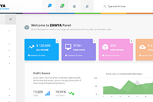 bootstrap-简约的bootstrap后台管理系统Web模板 – Zawya
