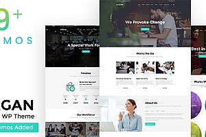 WordPress主题Aagan2.7 – 现代营销创意机构网站模板