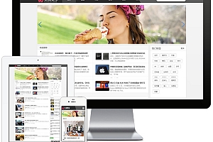 响应式博客自媒体运营类网站模板 易优CMS|博客类企业(自适应手机端)