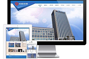 金融投资企业控股金融行业类企业网站模板
