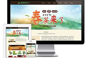 响应式精品茶叶销售酒水饮料类企业网站模板(自适应手机端)