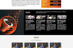 翻译公司网站源码语言翻译机构类网站模板(自适应手机端)