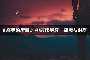 高手的黑箱:AI时代学习与创作