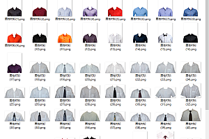 700套男女职业证件照PSD模板合集