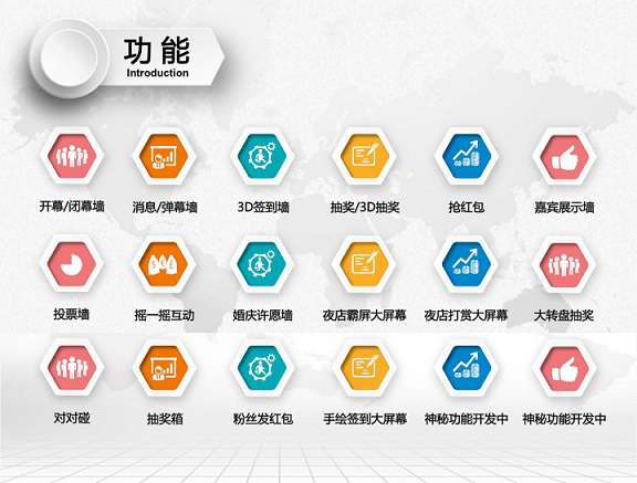 全开源微信现场大屏幕小程序源码V1.7.6功能强大易用-1
