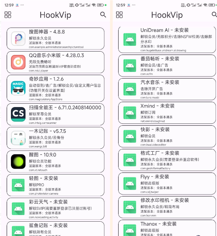 hookVIP最新版解锁软件会员模块-1