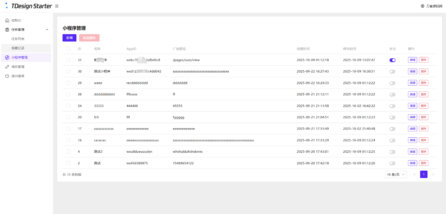 全新流量广告变现系统源码任务管理系统-5
